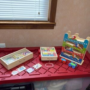 Set of 3 - Melissa & Doug Wooden Toys